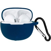 QCY APP T20 에일리팟 전용 실리콘 케이스, 네이비
