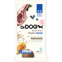 닥터독 관절 양고기 사료, 뼈/관절강화, 250g, 1개