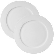 본차이나 양식 접시, 화이트, 2개