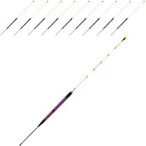 싸파 억달 보라 민물 낚시찌 35cm, 혼합색상, 10개