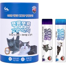 씨엔앨라이프 고양이 쭈릅쭈릅 짜먹는 간식 유산균 30p + 헤어볼 30p 세트, 유산균(참치) + 헤어볼 (참치), 900g, 1개