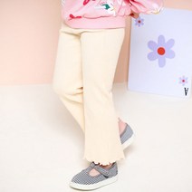 젤리스푼 여아용 달콤 골지 스판 부츠컷 레깅스 팬츠