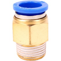 KPC 에어호스 유공압공구 원터치휘팅 PC 06-02, 1개