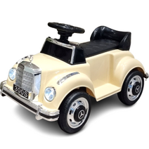 주비에라 유아용 벤츠 미니 클래식 전동 붕붕카 300S, 베이지