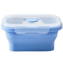 모던하우스 접어서 보관하는 스팀홀 실리콘 밀폐용기 350ml, 단품, 1개, 단품