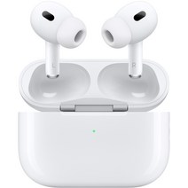 Apple 2023 에어팟 프로 2세대 USB-C 블루투스 이어폰, 화이트, MTJV3KH/A