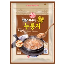오뚜기 구수한 끓여먹는 누룽지, 1개, 3kg