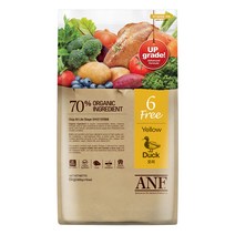 ANF 전연령 독 식스프리 옐로우 오리 건식사료, 6kg, 2개