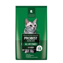 프로베스트 캣 그린 전연령 고양이 헤어볼사료, 5kg, 2개, 헤어볼