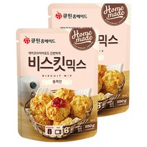 큐원 홈메이드 비스킷 믹스플레인, 2개, 250g