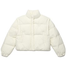 로라로라 여성용 DETACHABLE PUFFER SHORT PADDING