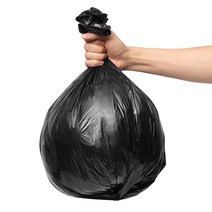 코멧 배접 쓰레기 비닐봉투, 40L, 100매, 블랙