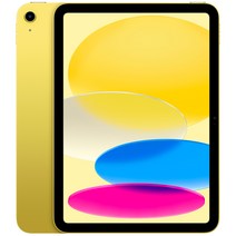 Apple 정품 2022 아이패드 10세대, 옐로우, 256GB, Wi-Fi
