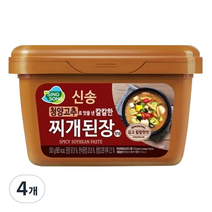 신송 청양고추로 맛을 낸 칼칼한 찌개된장, 500g, 4개