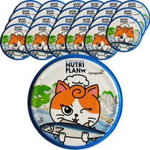 뉴트리플랜 고양이 간식캔, 참치 + 삼치 혼합맛, 90g, 24개