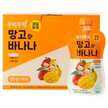 무럭무럭 과일 퓨레 망고랑 바나나 7p, 망고 + 바나나, 1개