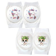 베이슈 무릎보호대 세트, 꿈꾸는유니콘+힙퍼피, 1세트