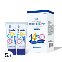 제니튼 닥터제니 하이에프 1450 고불소 치약 2p, 120g, 5개