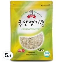 배대감 국산 엿기름, 500g, 5개