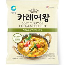 청정원 카레여왕 치즈 앤 코코넛, 108g, 1개