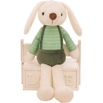 [23년] 애착인형 귀여운 봉제 토끼 인형 M 40cm, 화이트