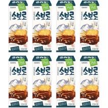 크라운 소복소복 소보로 과자, 60g, 8개