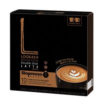 루카스나인 더블샷라떼 커피믹스, 1개, 10개입