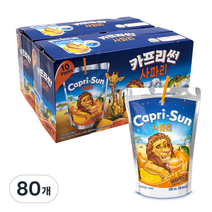 농심 카프리썬 사파리, 200ml, 80개