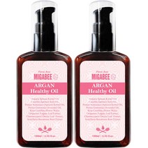 미가비 아르간 헤어오일 플로럴로즈, 100ml, 2개