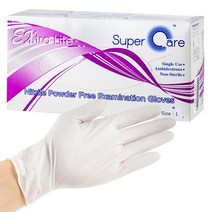 Siam QEL076038슈퍼케어 니트릴장갑 200p 1box 고무장갑, L