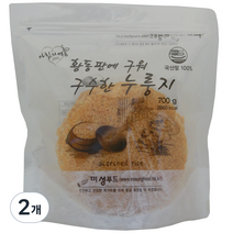 황동판에 구워 구수한누룽지 지퍼백, 2개, 700g