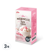브레드가든 머랭 쿠키 믹스 밀크맛 산딸기맛, 150g, 3개