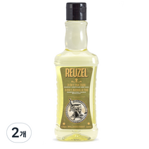 리우젤 3 IN 1 티트리 샴푸, 350ml, 2개