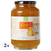 초록원_참꿀유자차 2KG, 2개