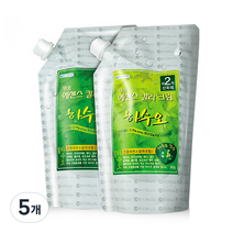 하수오 에센스 명품 칼라 크림 염모제, 5N 자연갈색, 5개