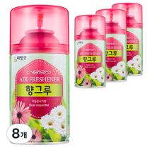 리빙굿 향그루 자동분사기 본품, 280ml, 8개, 포푸리향