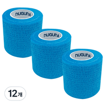 누구나 자가점착밴드 5cm x 4.5m 블루, 1개입, 12개