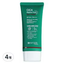 닥터마이스킨 시카 네이처 퓨어 선크림 SPF50+ PA++++, 60ml, 4개