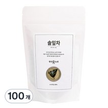 청년농원 저온가공 솔잎차 삼각티백, 1g, 100개