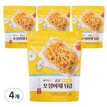 곰곰 후라이드 오징어채 튀김, 80g, 4봉