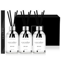 코코도르 화이트라벨 디퓨저 200ml x 3개 + 리드스틱 20개입 세트, 별빛이내린다