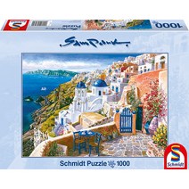 슈미트 1000pc산토리니 풍경 퍼즐, 15세 이상, 1000피스