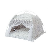 요기쏘 반려동물 폼폼 레이스 텐트, 그레이