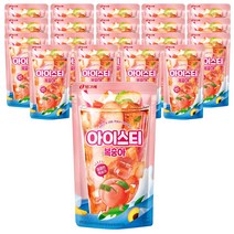 빙그레 아이스티 복숭아, 230ml, 20개