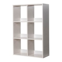 아이리스 포미 파티션 3단 책장 OR-3F, 오프화이트