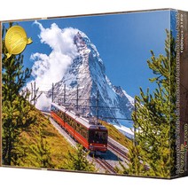 퍼즐코리아 스위스 산맥의 풍경 직소퍼즐, 1000피스, 혼합 색상