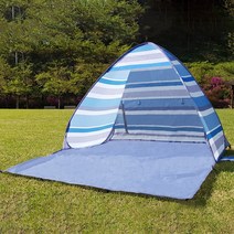 알뜨리 피크닉 원터치 텐트 대형 + 가방, 비치블루, 대형(2-3인용)