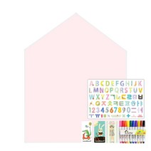 맘스보드 제제 미뇽 하우스 자석학습보드 + 해브세트 + 기프트 세트 랜덤 발송, Powder Pink