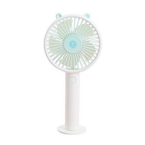 단미 베어 USB 휴대용 선풍기, BF01, 블루