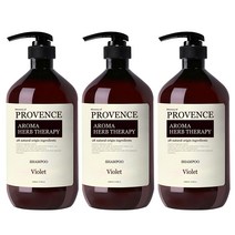 프로방스 퍼퓸샴푸 바이올렛, 1L, 3개입